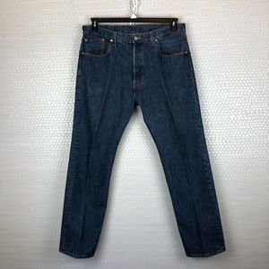 Levi’s 501 Button Fly 5 Pocket Jeans Size 38 X 32